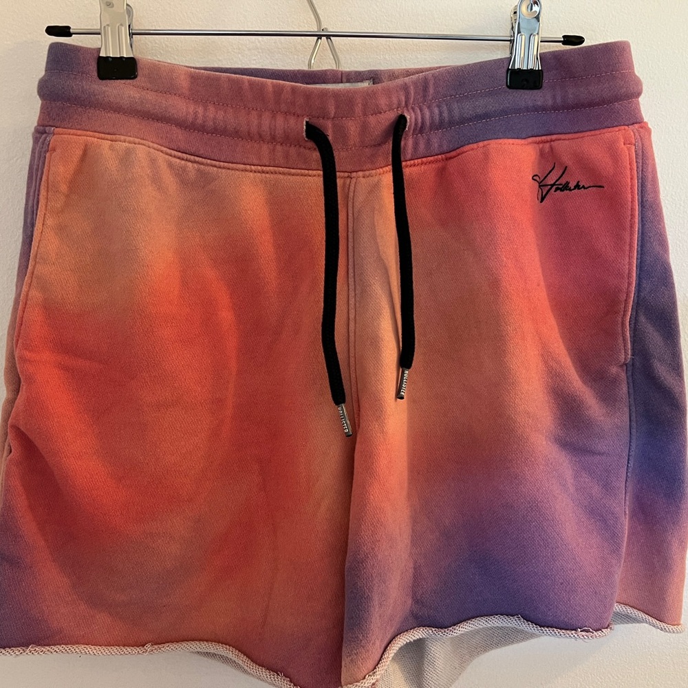 Hollister Must Have Collection Pink/Purple Tie Dye Shorts